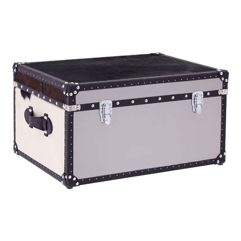 metal trunk box online|outdoor metal storage trunk.